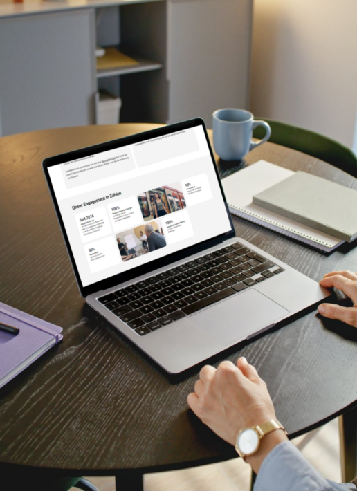 Mockup des ImpactBoard Moduls "Engagement in Zahlen"